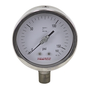 160 PSI 4" Pressure Gauge
