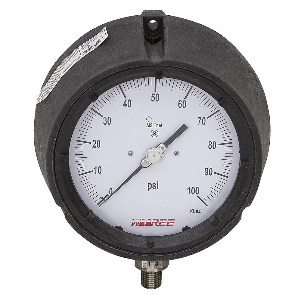 100 PSI 5" Pressure Gauge Waaree Brands