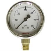 600 PSI 2.5" Pressure Gauge