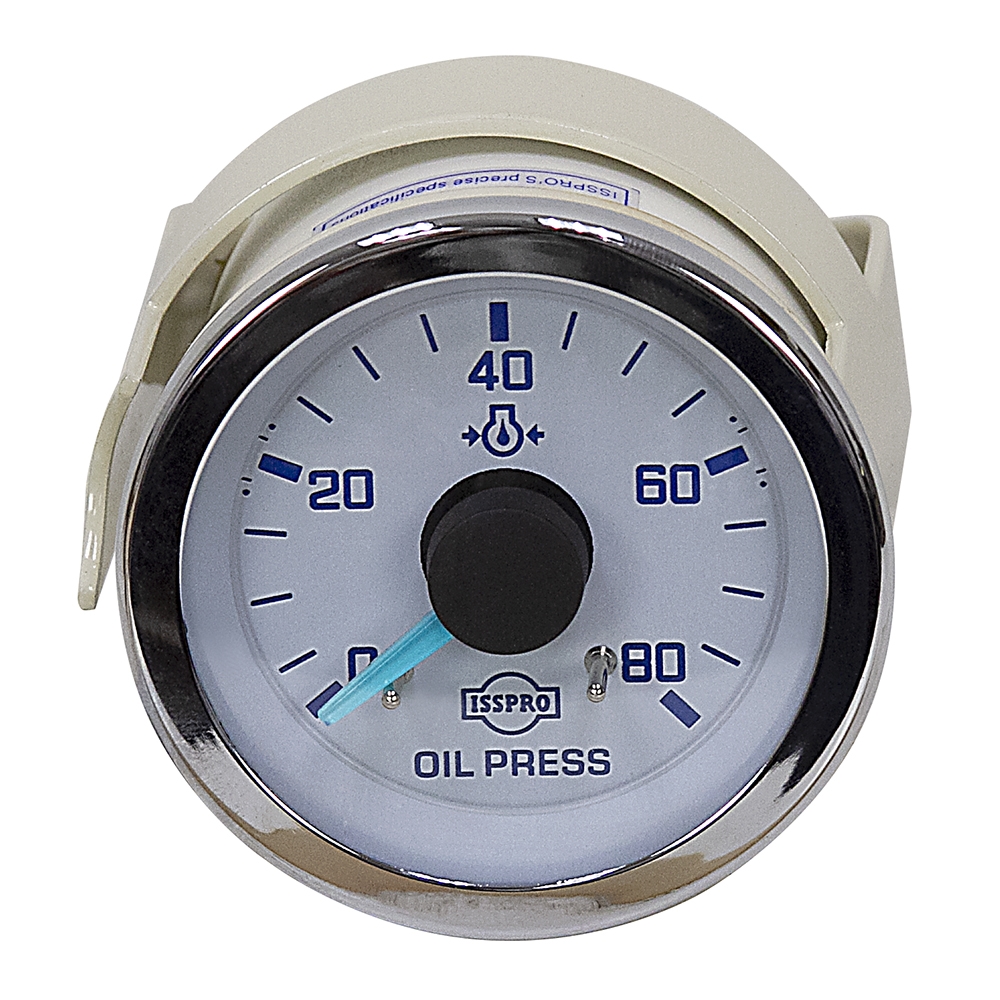 80 PSI Mechanical Oil Pressure Gauge ISSPRO Brands www