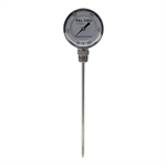 50-300 Degree F 3-3/16" Face 9" Stem Teltru BC350R Series 39100962 Thermometer