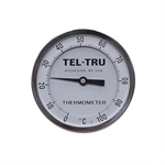 0-100 Degree C 4" Face 4" Stem Teltru GT400 Series 45100476 Thermometer