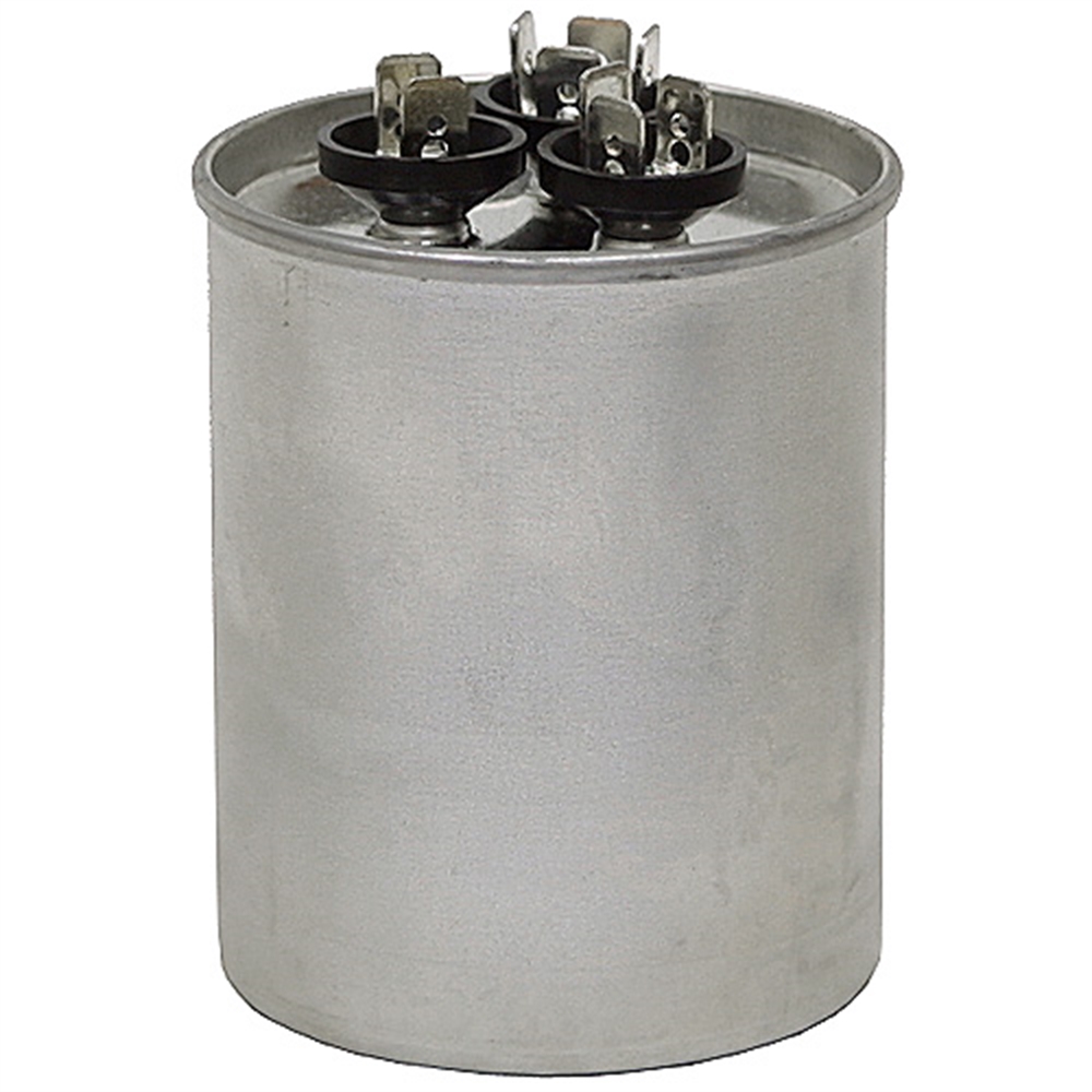 40 / 5 MFD 370 Volt AC Round Dual Rated Run Capacitor Motor Run