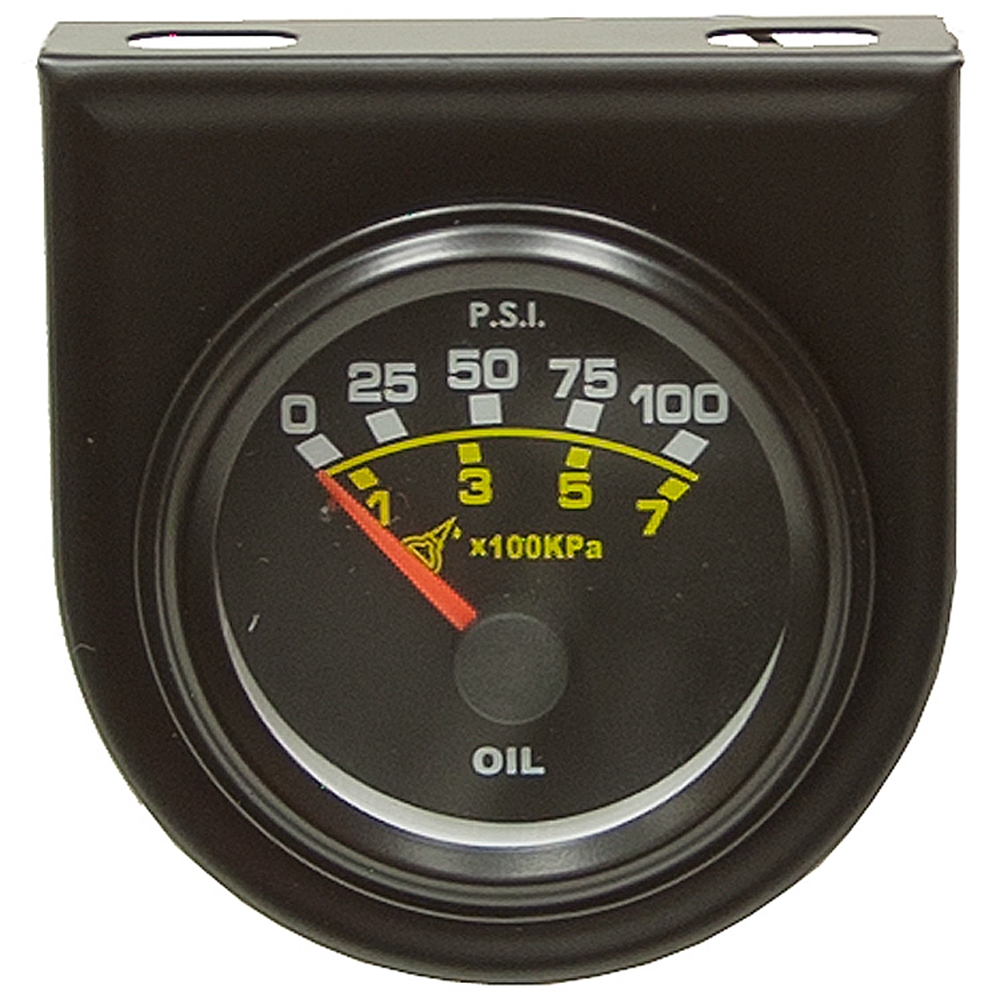 Automotive pressure gauge clearance