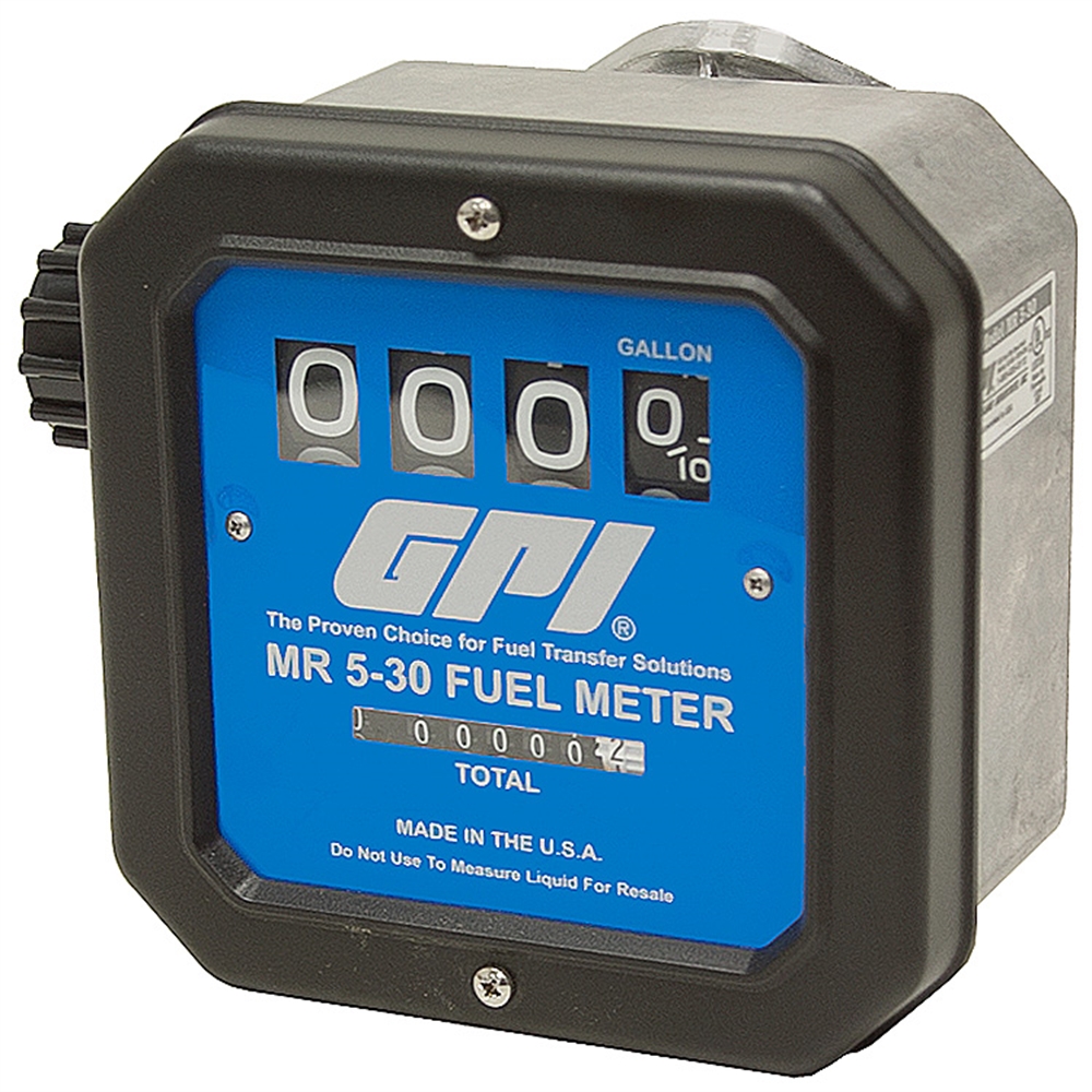 530 GPM Flow Range MR530 3/4" NPT Fuel Meter GPI Brands www