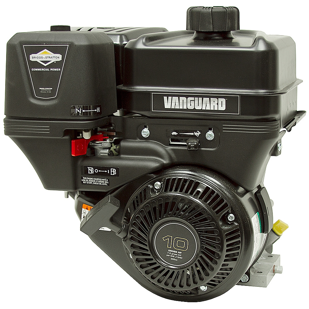 10 HP Briggs & Stratton Vanguard 19L232 Engine Horizontal Shaft