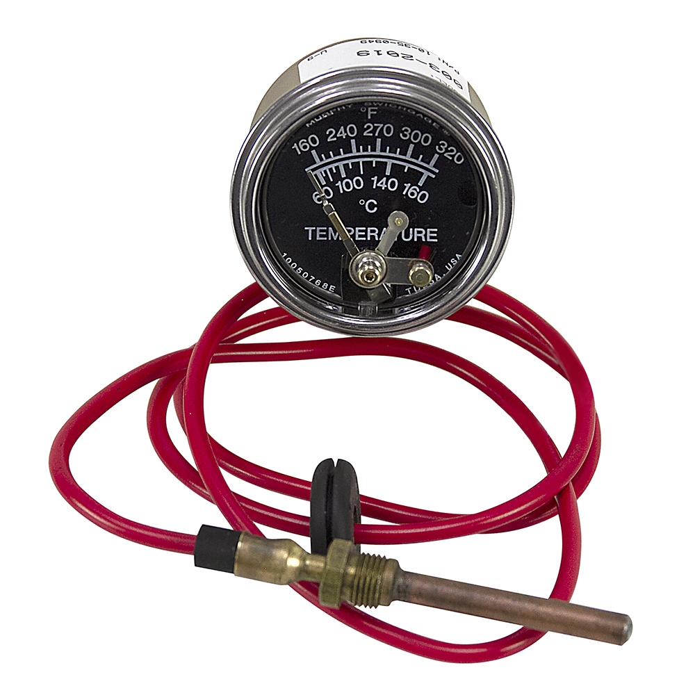 160320F Murphy Temperature Gauge w/Switch Automotive Gauges Gauges