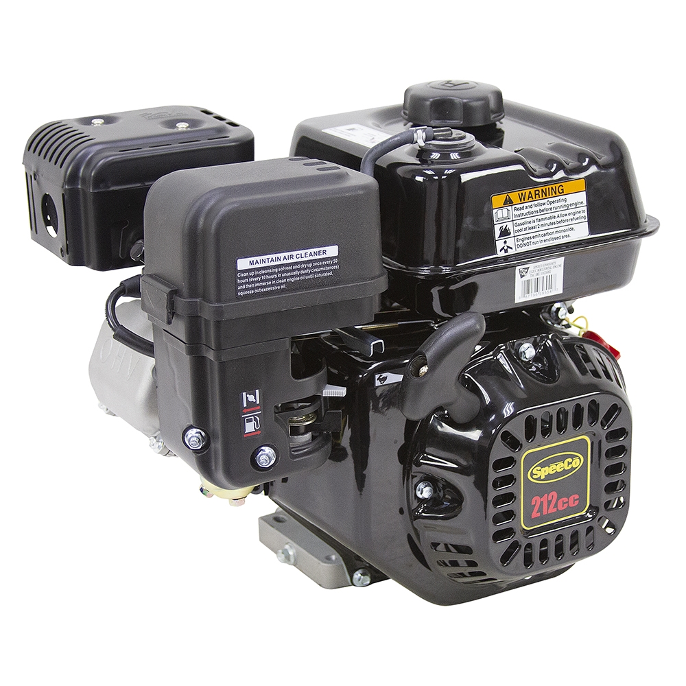 6.5 HP 212cc SPEECO 210FA Log Splitter Gas Engine Horizontal Shaft