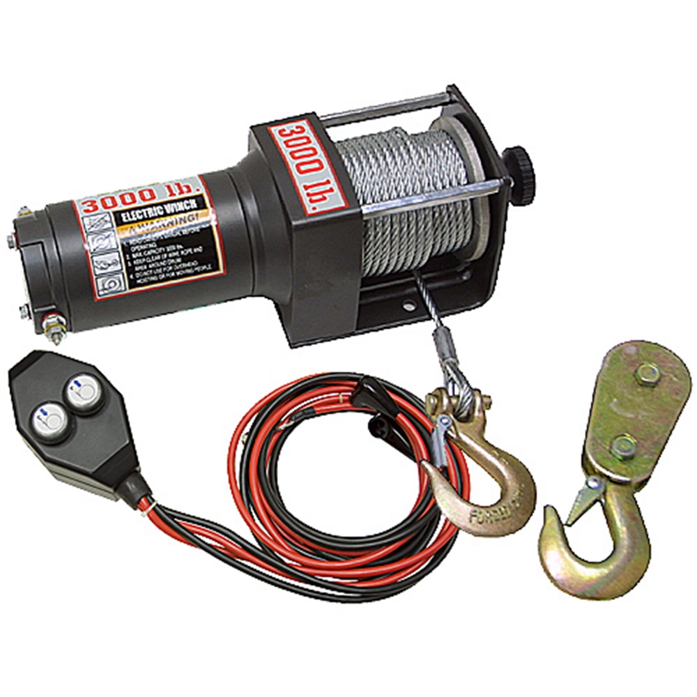 3000 LBS 12 VDC ATV/UTILITY WINCH W/REMOTE parker trailer wiring diagram 