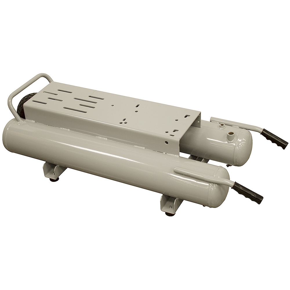 10 Gallon Twin Tank Compressor Tank Gray Compressor Replacement Tanks