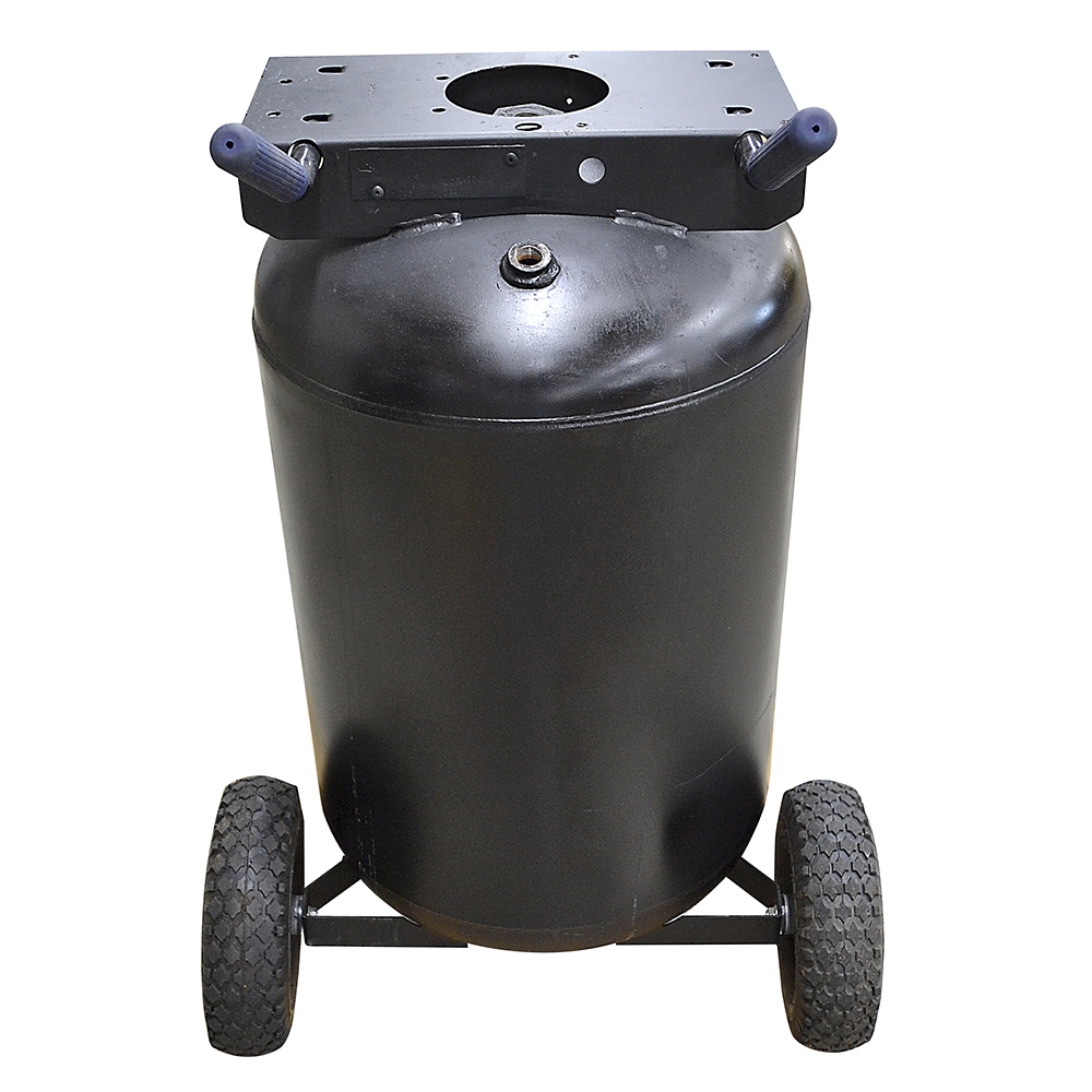Air compressor tank clearance