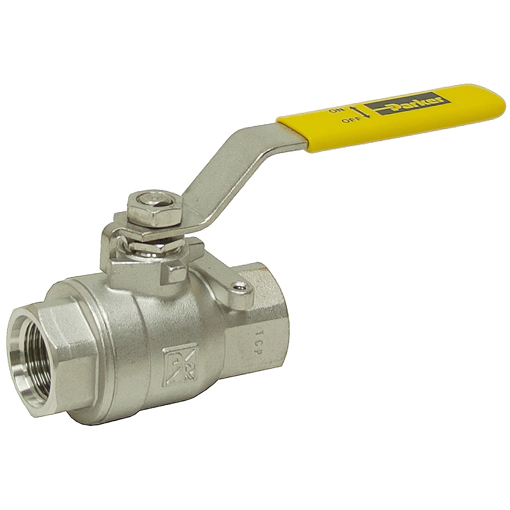 3/4" NPT Parker Ball Valve SS V506SS12 Ball Valves Hydraulic Valves