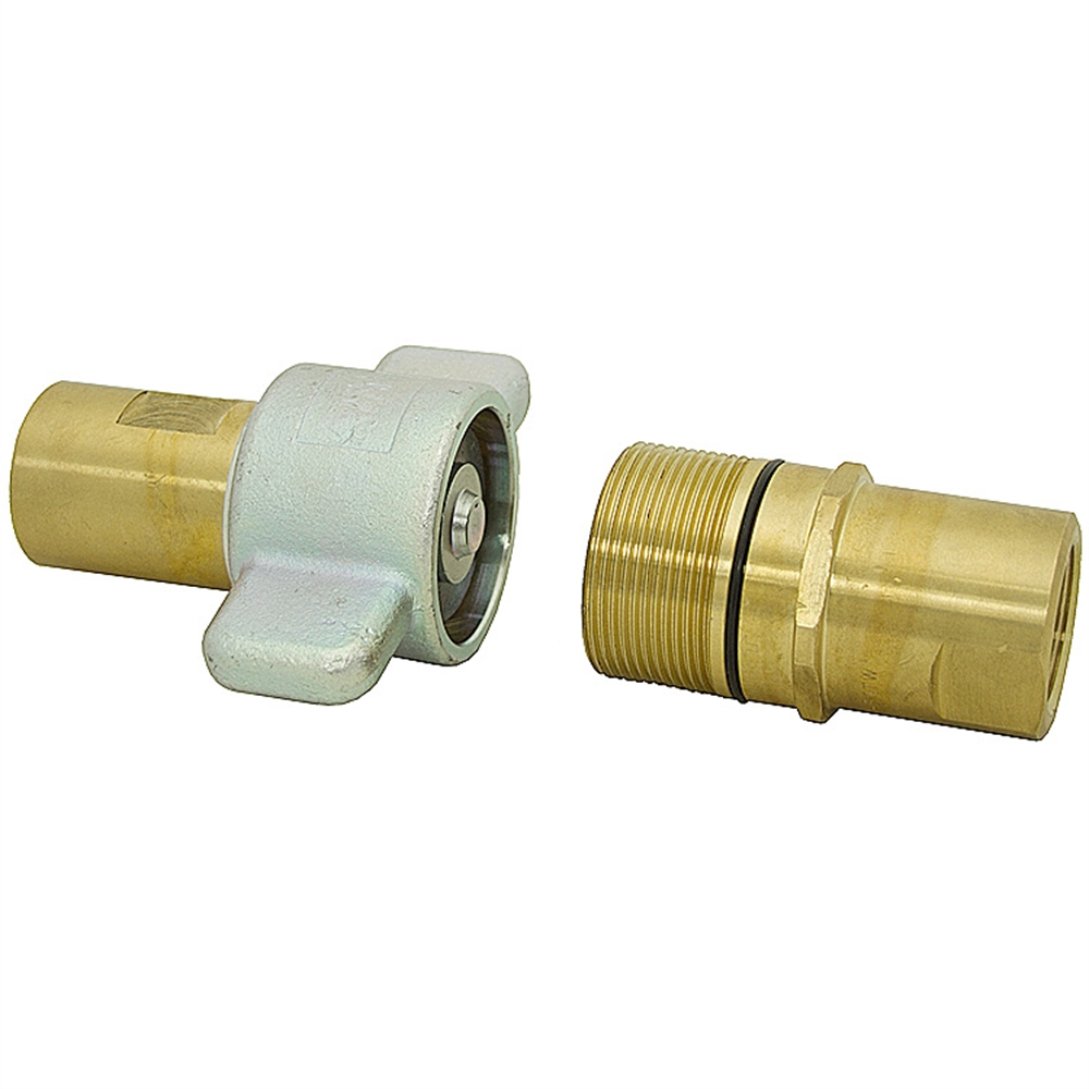 11/2" NPT Brass Wing Nut Quick Coupler Quick Coupler Pairs