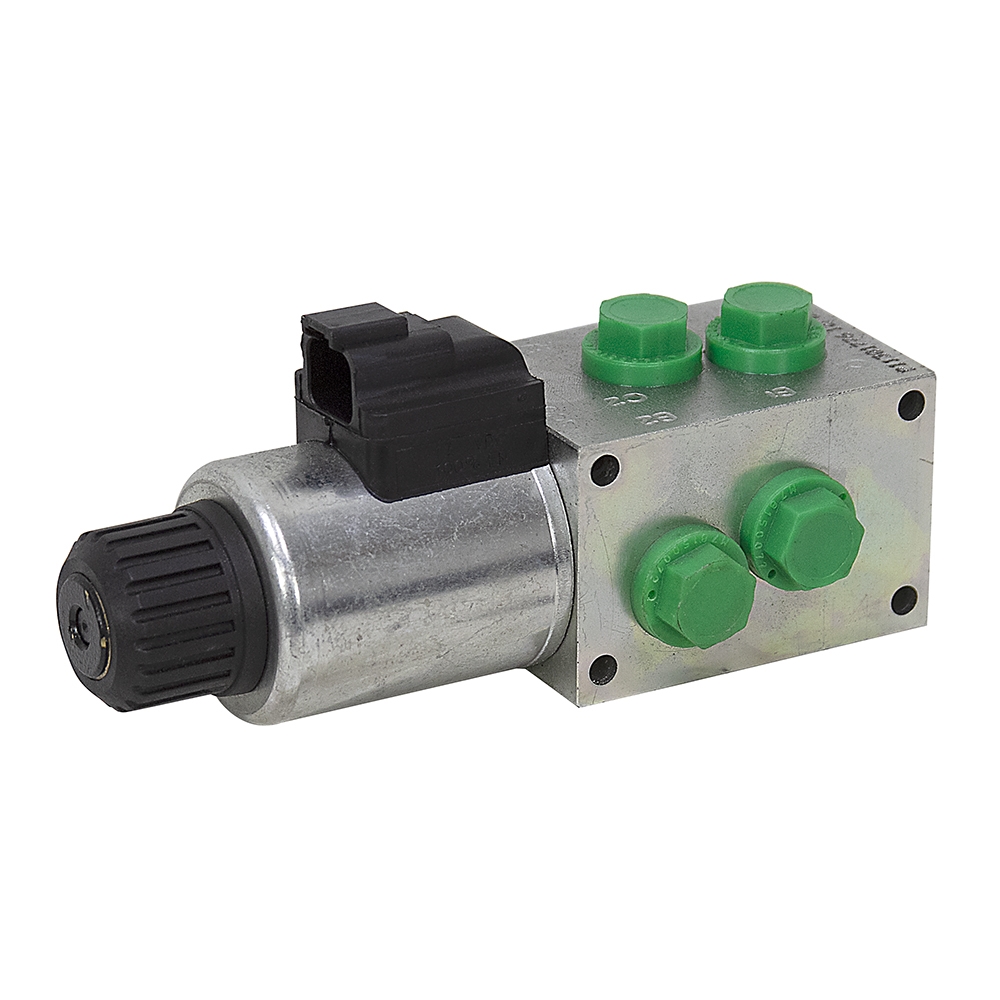 6.6 GPM 12 Volt DC Double Selector Valve DFE080 Walvoil Brands
