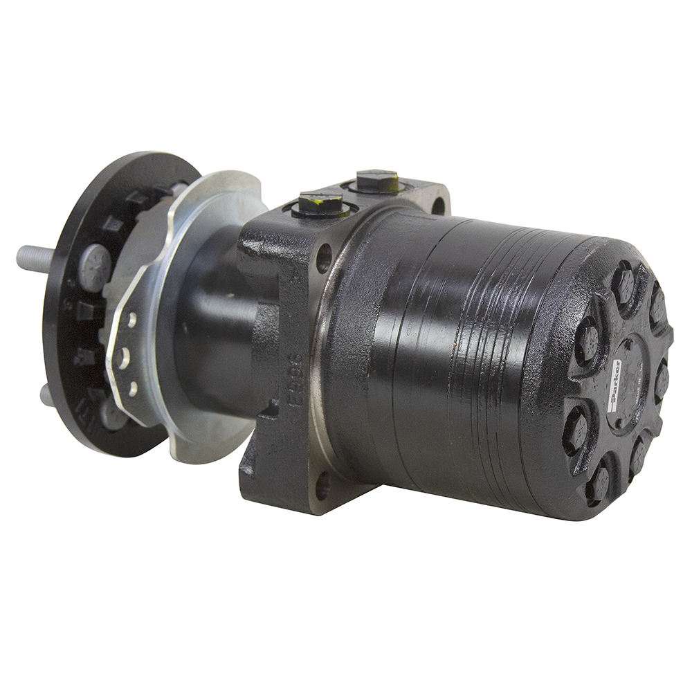 14.5 cu in Parker PF0240CSA00AAKK Hydraulic Wheel Motor w/ Wheel Hub