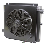 80 GPM AKG DCS30-12 Oil Cooler w/12 Volt DC Fan