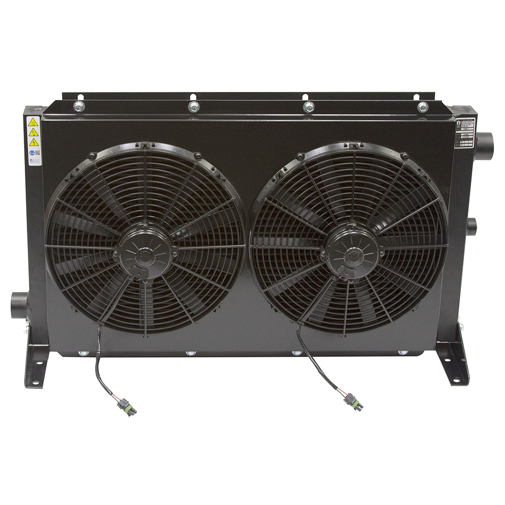 80 GPM AKG DCS6024 Oil Cooler w/24 Volt DC Fan Hydraulic Oil Coolers