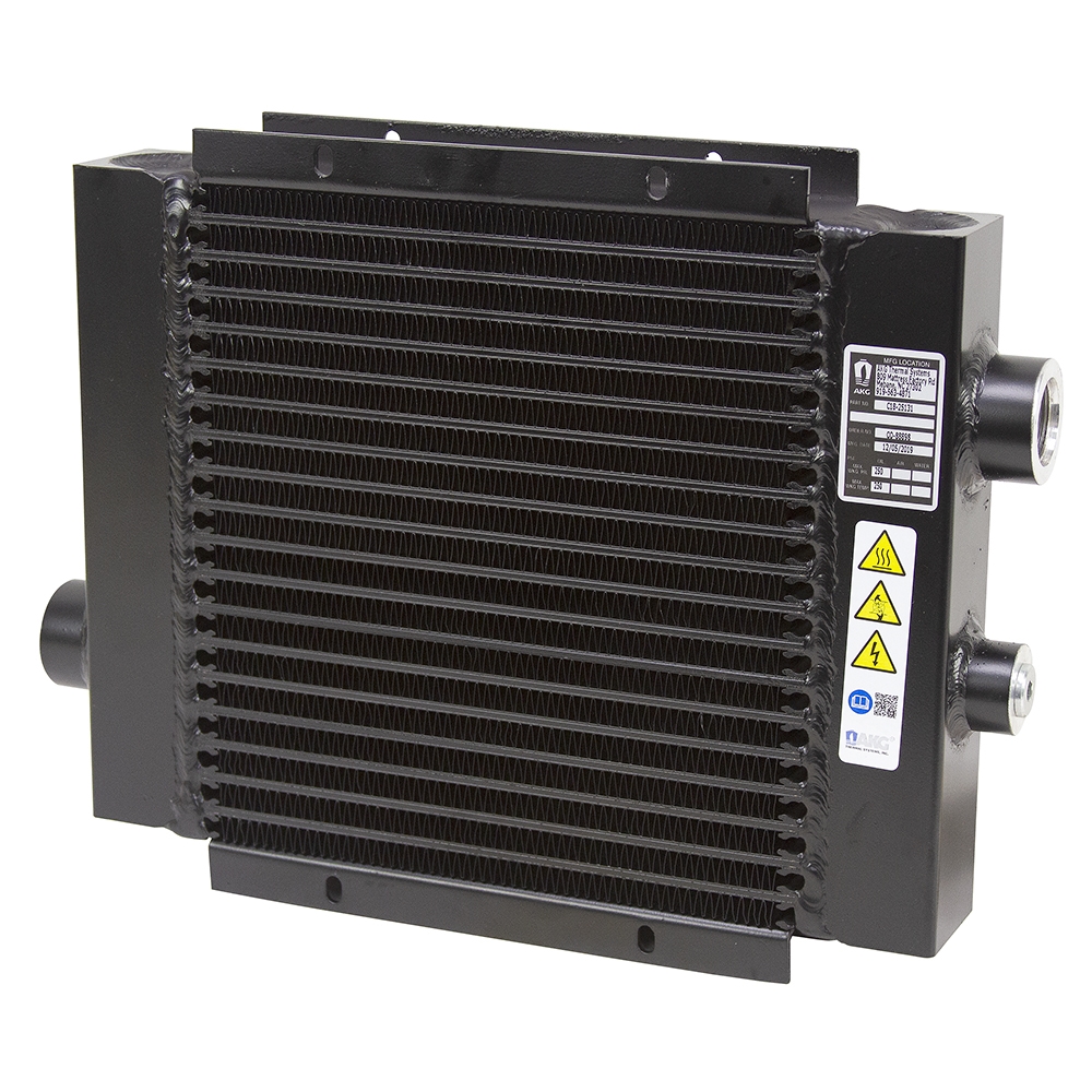 50 GPM AKG C18 Oil Cooler Hydraulic Oil Coolers Hydraulic