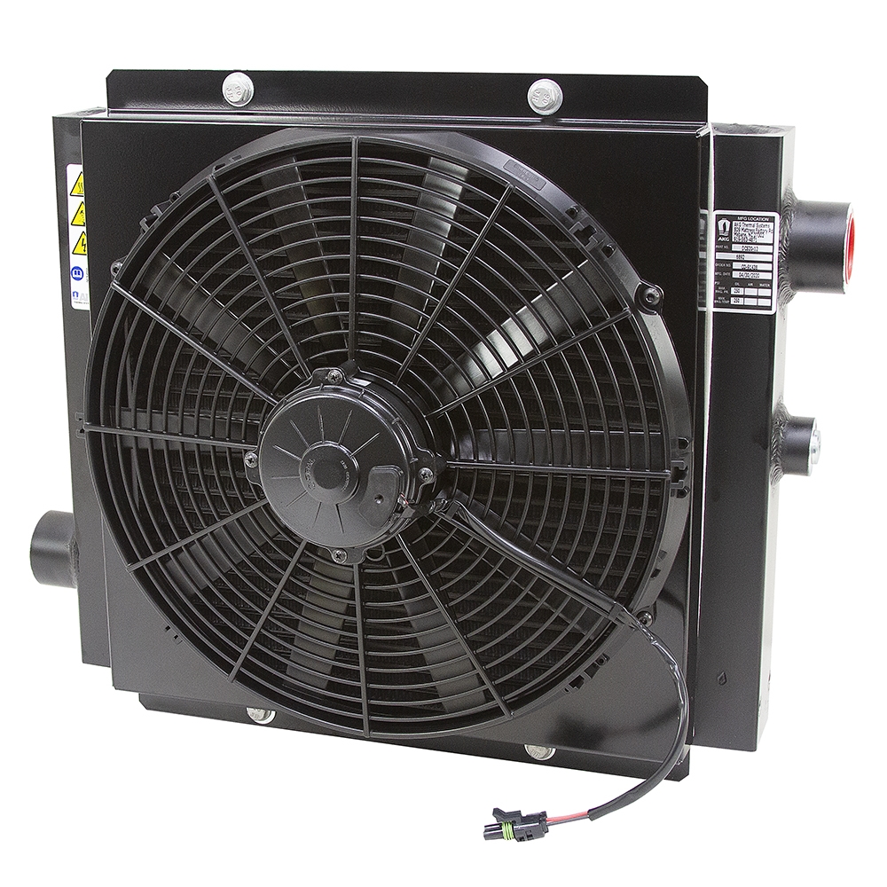 80 GPM AKG DCS20126892 Oil Cooler w/12 Volt DC Fan Hydraulic Oil