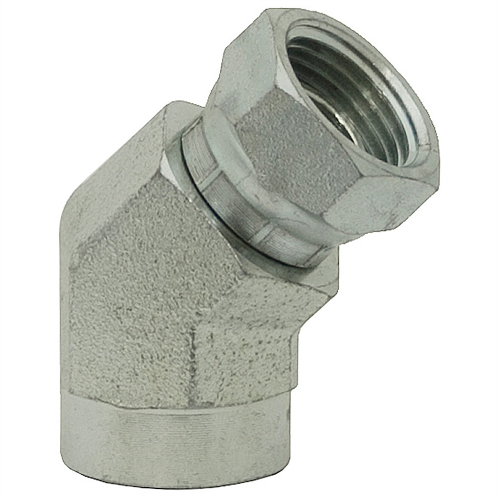 1/2 NPT F x 1/2 NPT F 45 Degree Swivel NPT Female to NPT Female