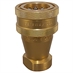 3/4" NPT ISO B Brass Quick Coupler Set ISO7241-1 Series B Safeway BS10-6 - Alternate 2