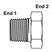 1/2" NPT Male Plug 5406-P-8 - Alternate 1