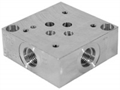1 Station Series Circuit D03 Manifold Subplate for Open Center Valve Source Fluid Power SFP10101