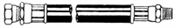 3/8 x 20 1/4" NPTM x JIC 6F 250 PSI Hydraulic Hose