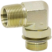 SAE 8 Male x 1/2" NPT Male 90 Degree Elbow 6806-08-08 Adapter