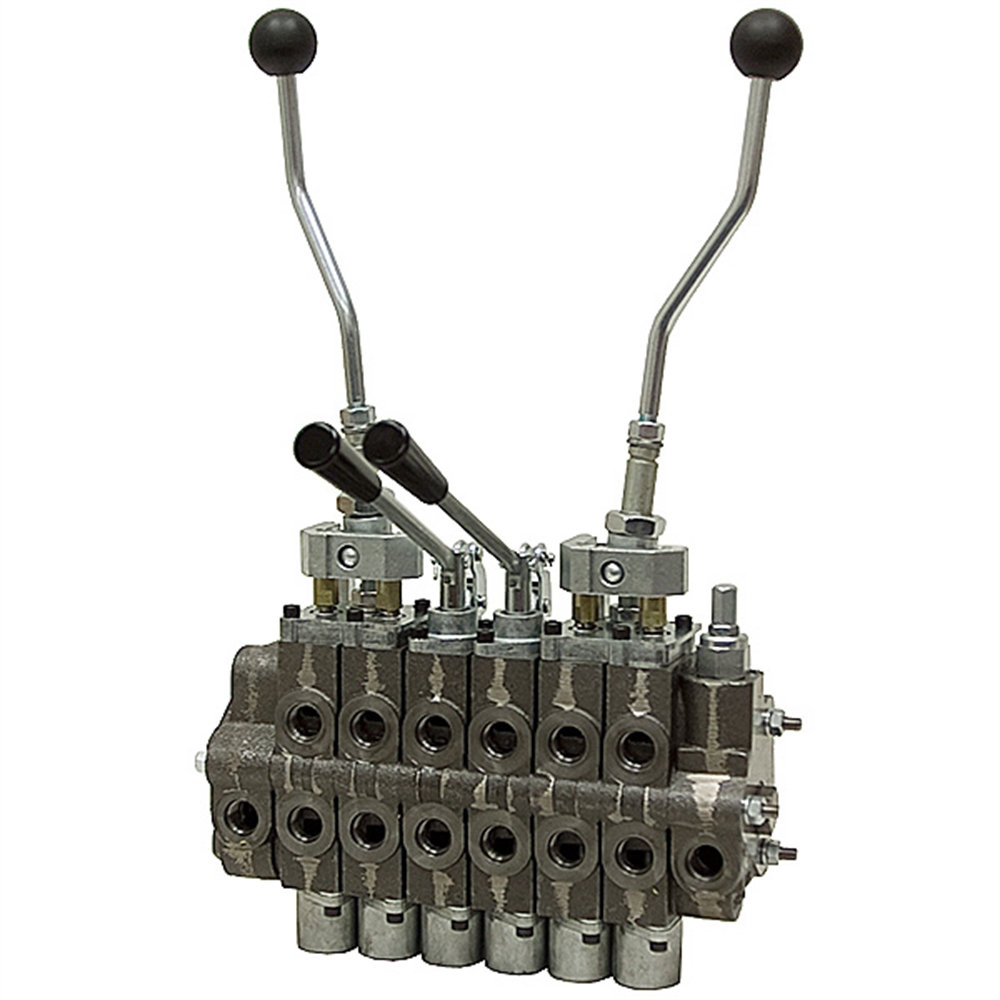 6 SPOOL HYD VALVE W/JOYSTICKS PRINCE SV