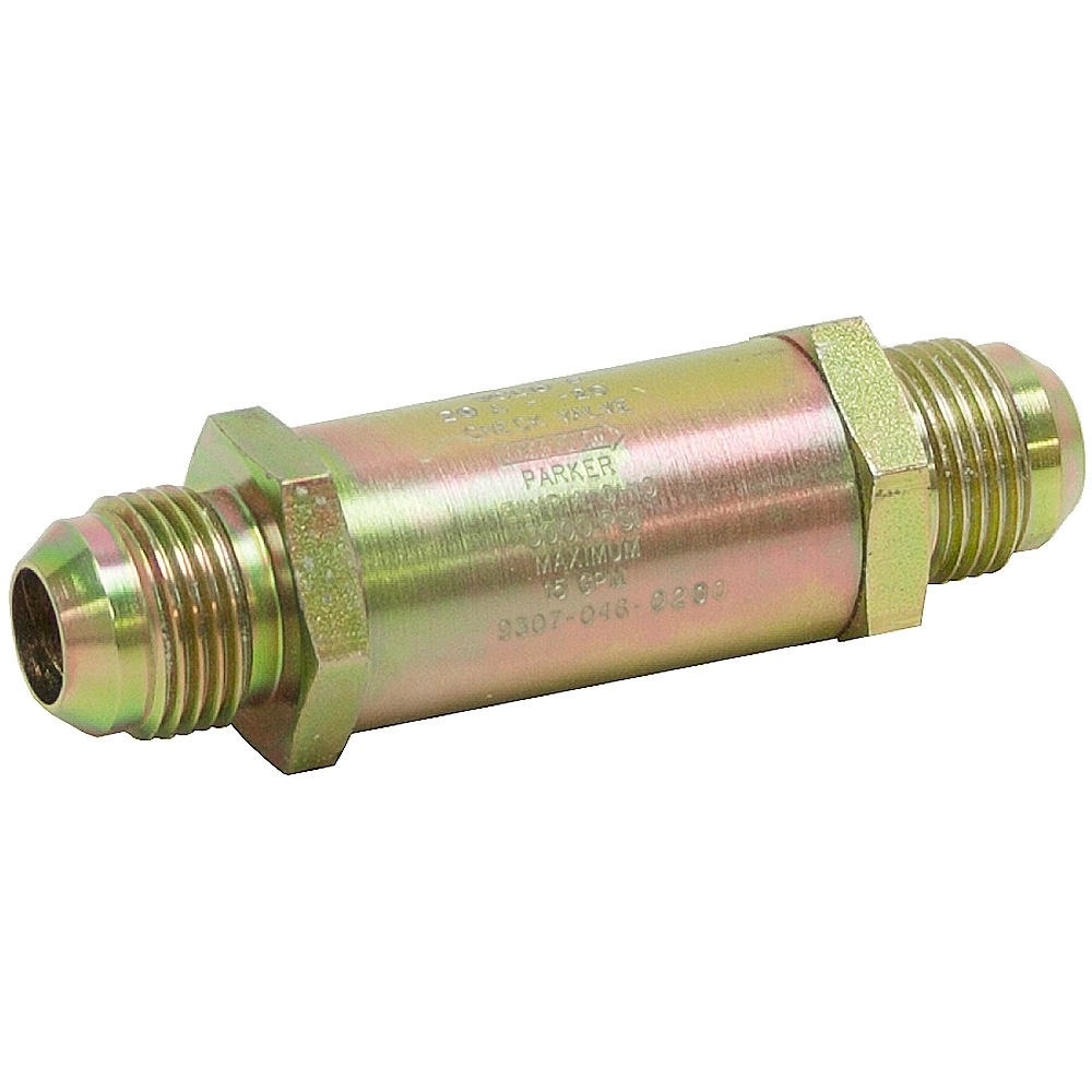 SAE 10 15 GPM Parker VCL10F20A Hydraulic Check Valve Check & Lock