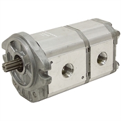 1.04/0.52 cu in Bondioli Pavesi Hydraulic Double Pump