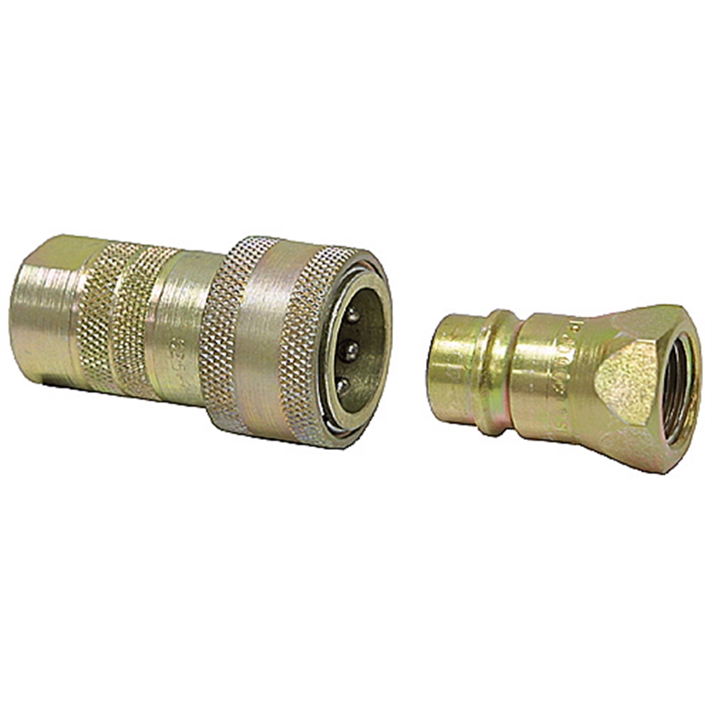 1/2" NPT Quick Coupler F/F Safeway S204 Quick Coupler Pairs Hydraulic Quick Couplers