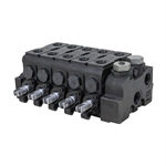 5 Spool Wolverine by Prince 20 Series Sectional Hydraulic Control Valve Open Center w/Power Beyond