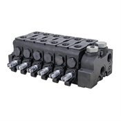 6 Spool Wolverine by Prince 20 Series Sectional Hydraulic Control Valve Open Center