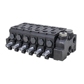 6 Spool Wolverine by Prince 20 Series Sectional Hydraulic Control Valve Closed Center