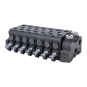 7 Spool Wolverine by Prince 20 Series Sectional Hydraulic Control Valve Open Center
