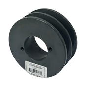 3.95 OD H-Bushing Double Groove Pulley
