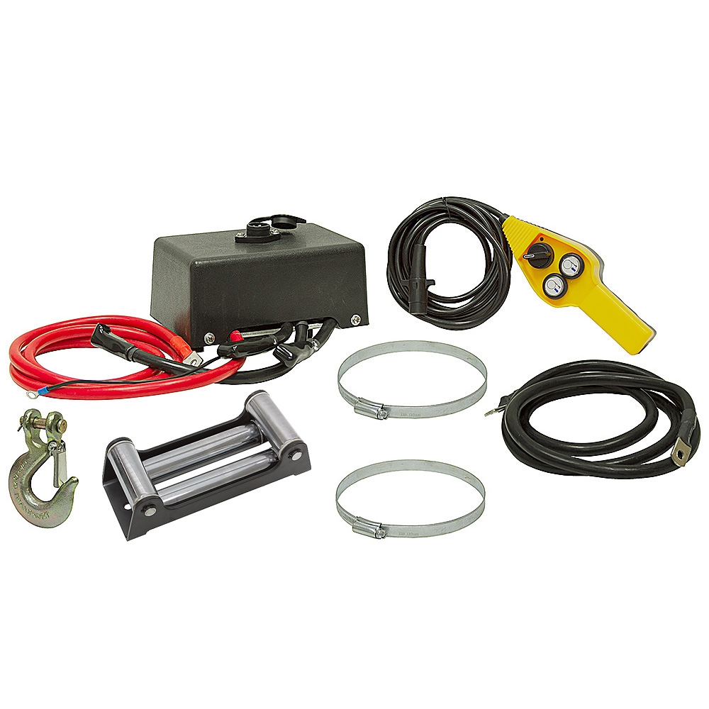WINCH KIT W/ RELAYS, CABLES, FAIRLEAD, CONTROLLER Bargain Bin www